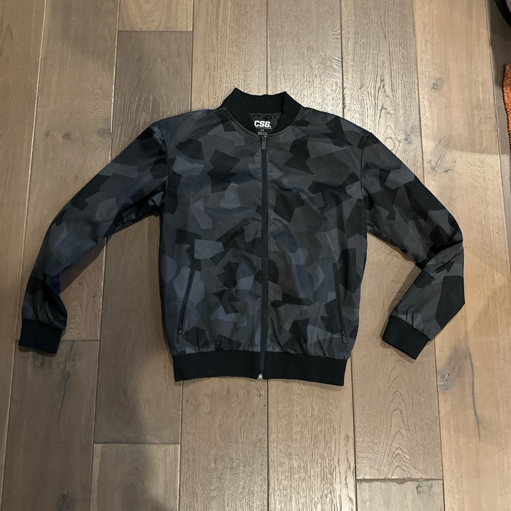 CSB Men's Black Bomber Jacket